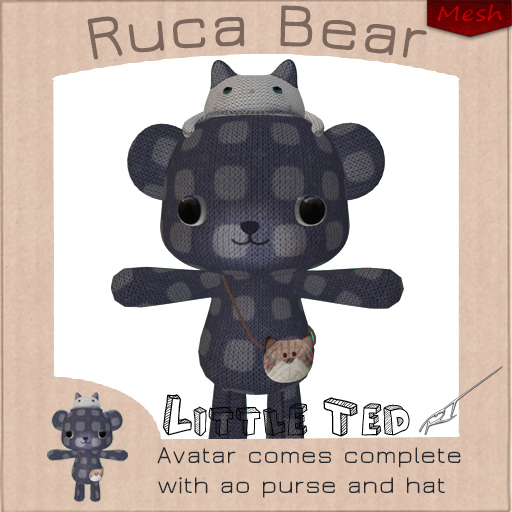RT RUCA BEAR AVATAR TICKLES OPEN ME