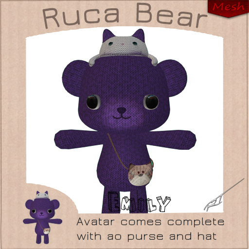 RT RUCA BEAR AVATAR TICKLES OPEN ME