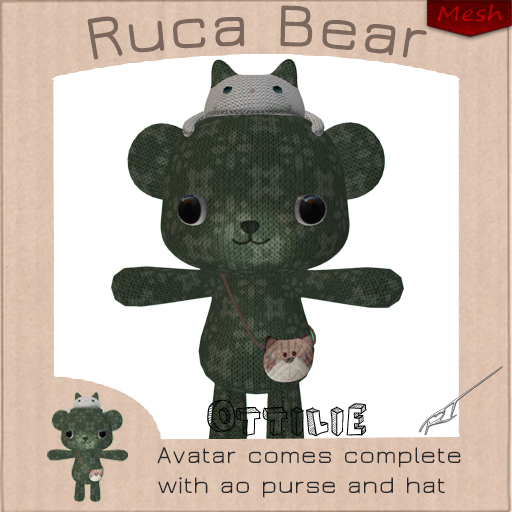 RT RUCA BEAR AVATAR TICKLES OPEN ME