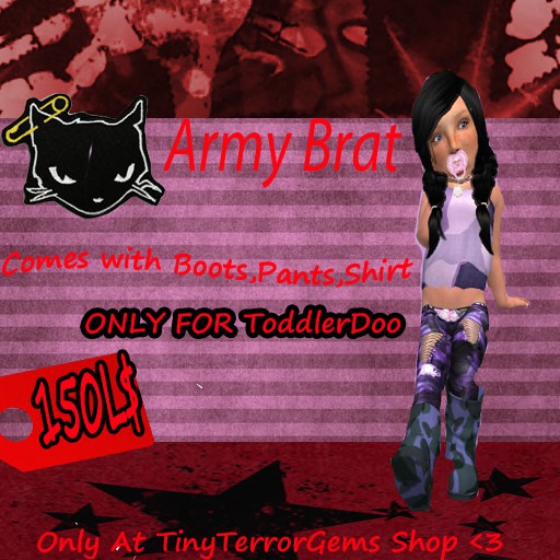 (Boxed) Army  Purple Outfit TD