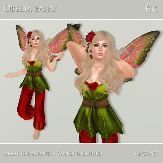 *EC* Obelia Fairy - Red