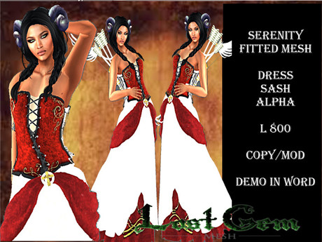 Second Life Marketplace - ::::Serentiy Gown::::
