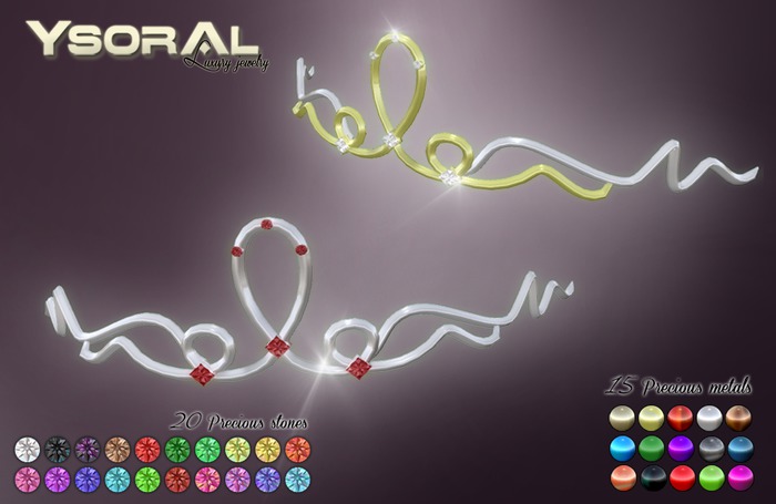 ~~ Ysoral ~~  .:Luxe Crown & Diamond  nano mesh :.(29 metal & precious stones) 