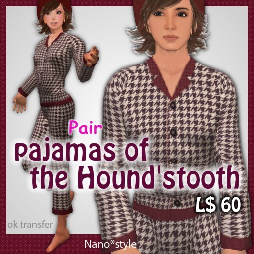 Hound'stooth Pair Pajamas