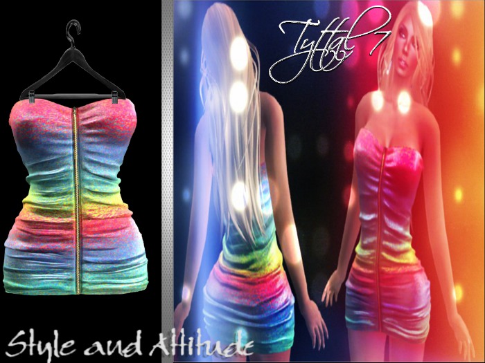 ''TYTTAL 7'' A-Mesh_Mini Dress