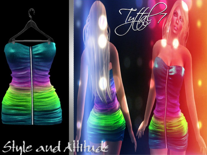 ''TYTTAL 7'' C-Mesh_Mini Dress