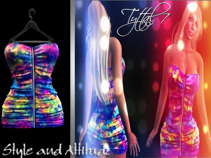 ''TYTTAL 7'' D-Mesh_Mini Dress