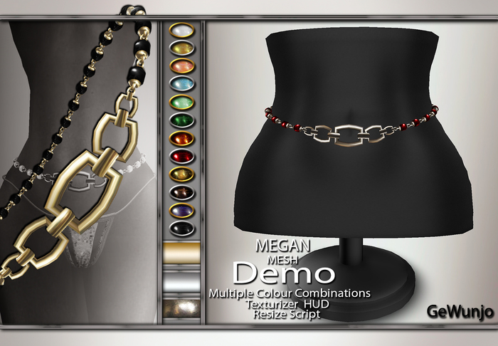 GeWunjo : MEGAN belly chain DEMO