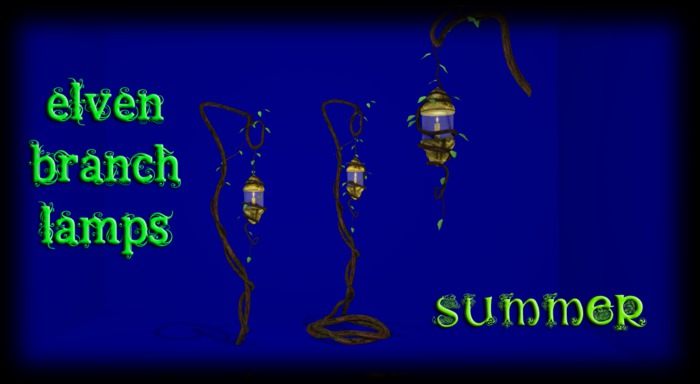 Elven Branch Lamps - Fall