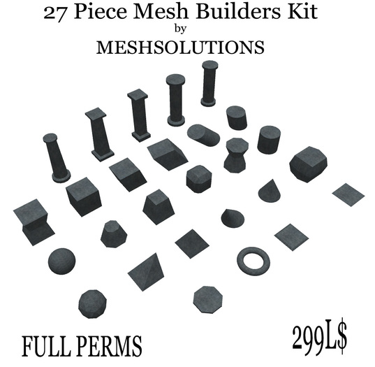 27 Piece Mesh Builders Kit