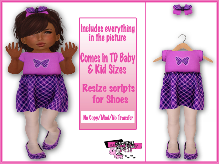 .:Strawberry Turtle:. April Dress - Purple