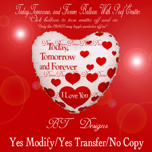 Today,Tomorrow,Forever Balloon Emitter