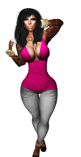 Kickback(PINK)pants set w/appliers