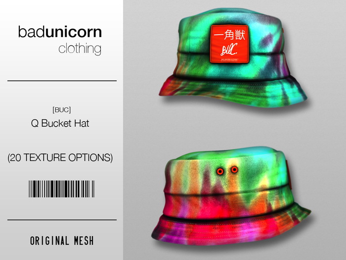 [BUC] Q Bucket Hat (Without Hair)