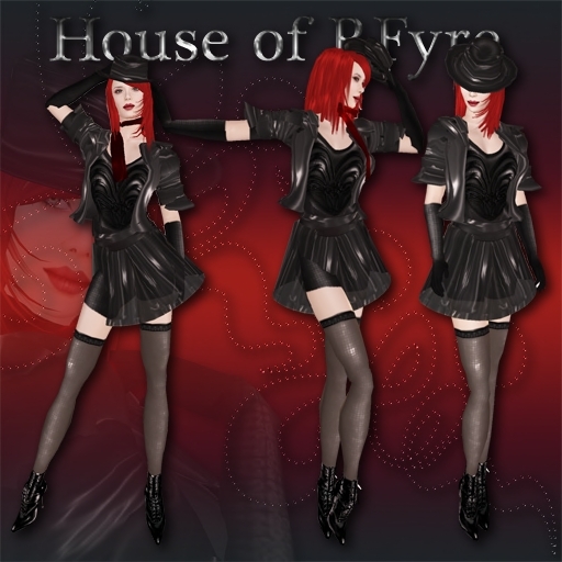 RFYRE RENEWAL WOMENS, BLACK LEATHER LATEX and LACE TagVampire TagGoth