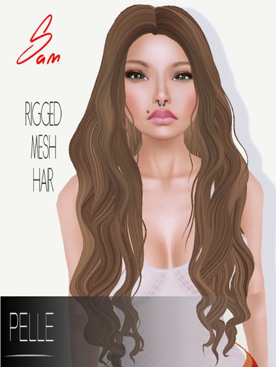 Pelle - SAM RIGGED MESH HAIR BROWN