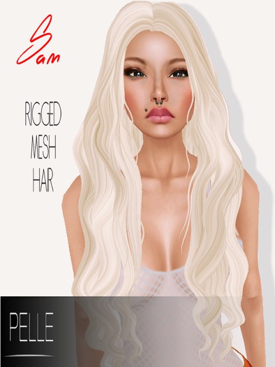 Pelle - SAM RIGGED MESH HAIR GOLDEN BLONDE