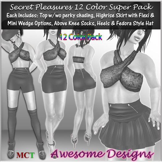 *Awesome Designs Secret Pleasures 12 Color Pack