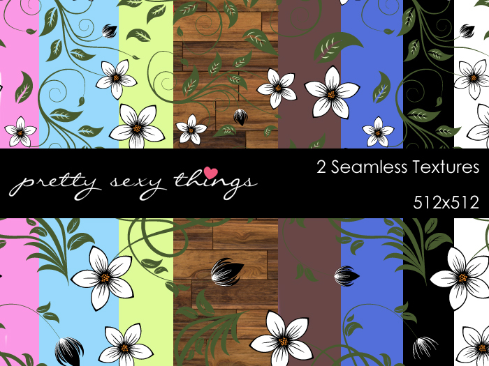 Seamless Transparent White Flowers PST FP