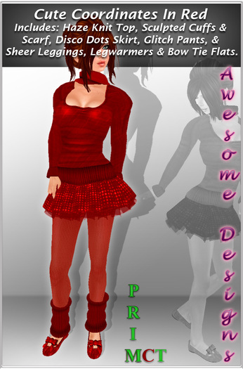 *Awesome Designs Cute Coordinates Set In Red
