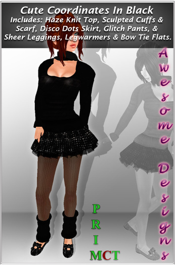 *Awesome Designs Cute Coordinates Set In Black