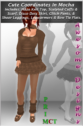 *Awesome Designs Cute Coordinates Set In Mocha