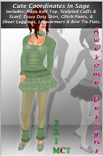 *Awesome Designs Cute Coordinates Set In Sage