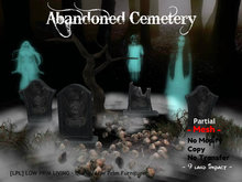 Halloween - Abandoned Cemetery - tomb, tombstone, goth, gothic