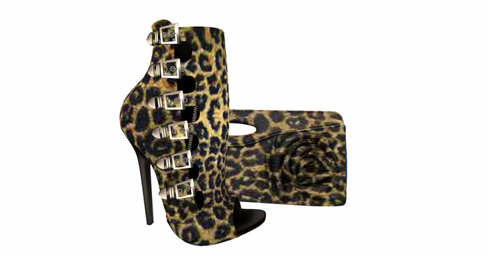 !!Testimony!! Cheetah Bootie/Clutch