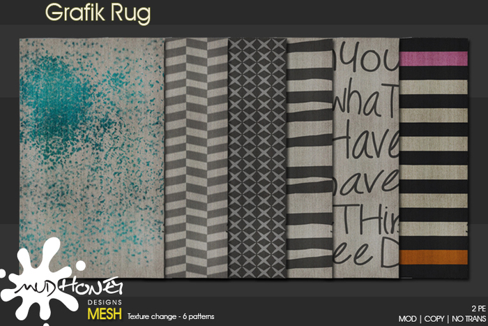 MudHoney Grafik Rug