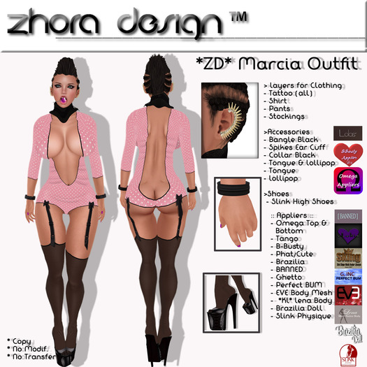 * ZD* Marcia Outfit Pink