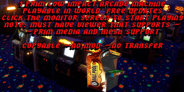 Hot 8 Ball Billiards PVP Arcade Machine Boxed