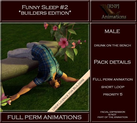[RNP] Funny Sleep #2_Male_Full Perm Animation