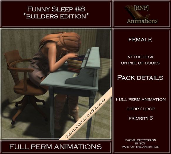 [RNP] Funny Sleep #8_Female_Full Perm Animation