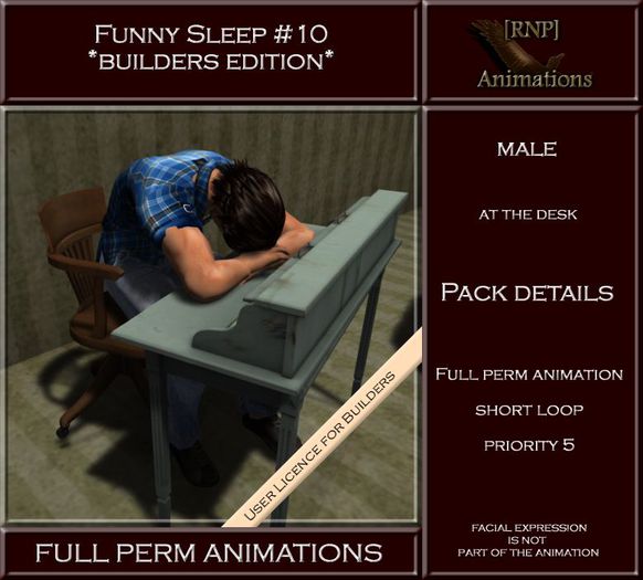 [RNP] Funny Sleep #10_Male_Full Perm Animation