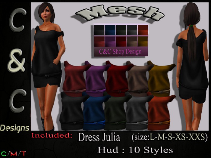 C&C Mesh Dress Julia (Hud 10 Styles)