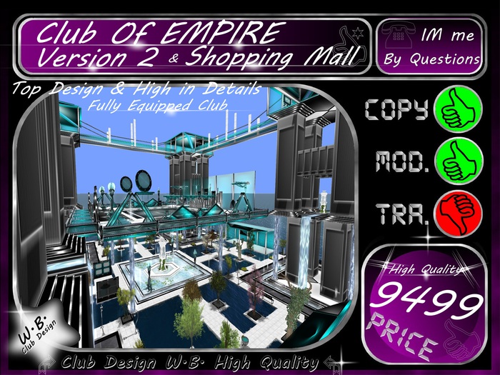 ** Club of EMPIRE & Shoping Mall ** Version 2 **