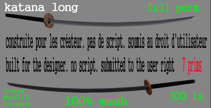 KATANA long