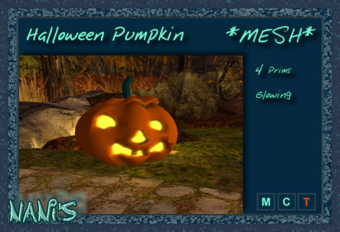 NANI's HALLOWEEN PUMPKIN MESH  created by GERRY