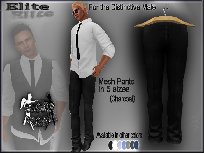 S&W ELITE DRESS PANTS (CHARCOAL)
