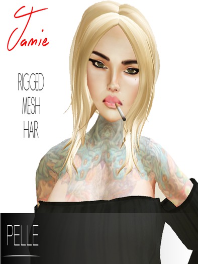 Pelle - JAMIE RIGGED MESH HAIR GOLDEN BLONDE