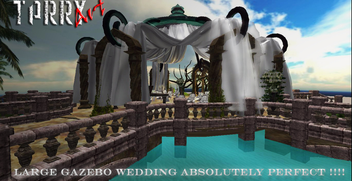 Large Gazebo Wedding Absolutely Perfect