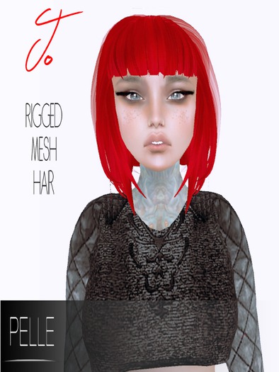Pelle - SAHANA 100% RIGGED MESH HAIR BLACK