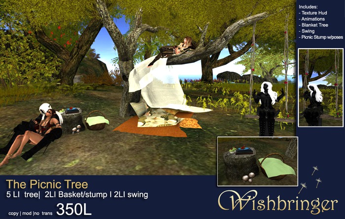 Wishbringer Picnic Tree set