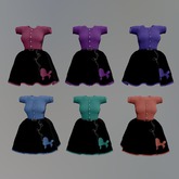 Poodle Skirt Mesh Dress F box