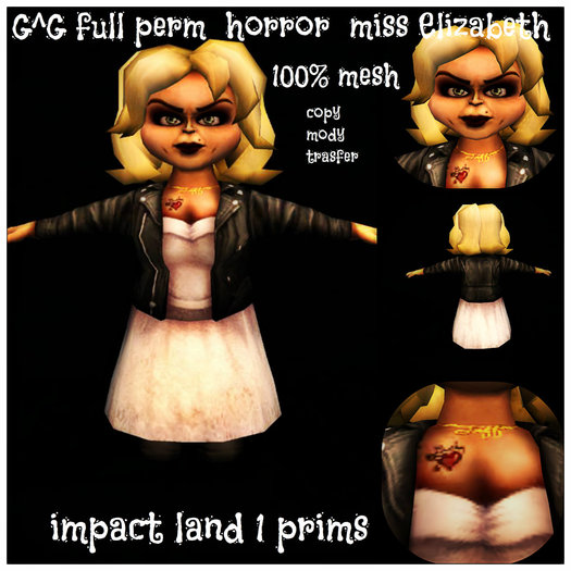 G^G full perm  horror  miss Elizabeth