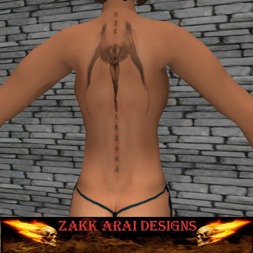 *BOM* Angel Back Tattoo