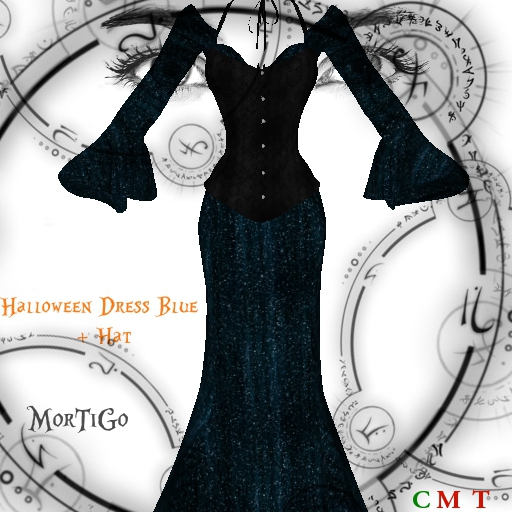 MGO - Halloween Dress Blue + Hat