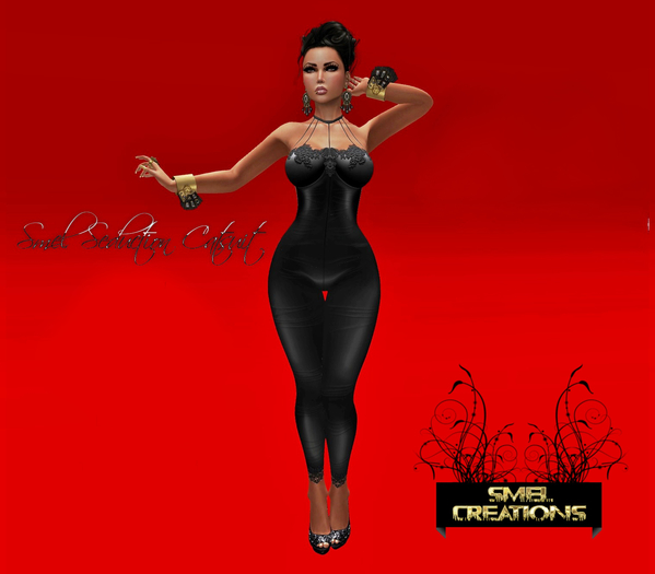 :. Smel Seduction Catsuit Black - TheMeshProject
