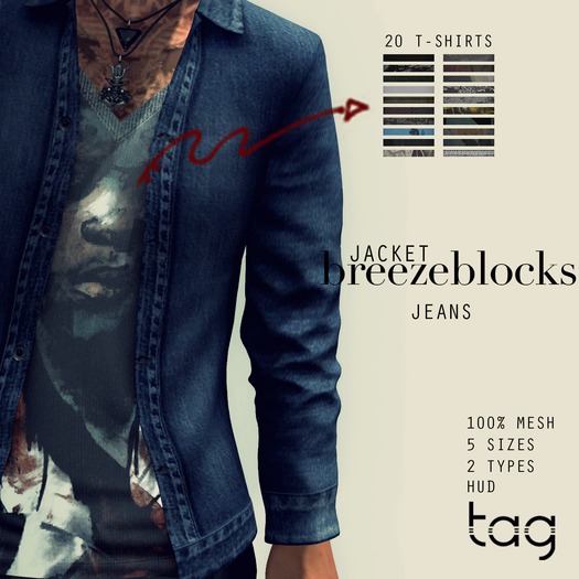 tag. jacket breezeblocks [jeans]